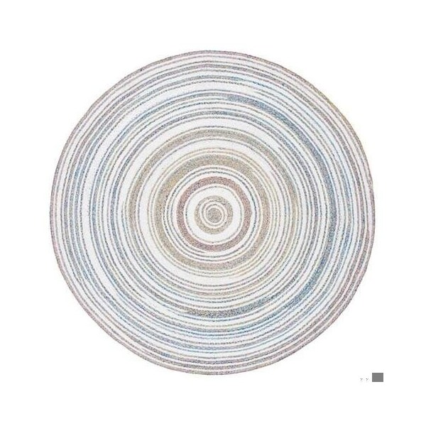 Safavieh 3 x 3 ft. Cape Cod Round Area Rug, Ivory & Pink - CAP235A-3R