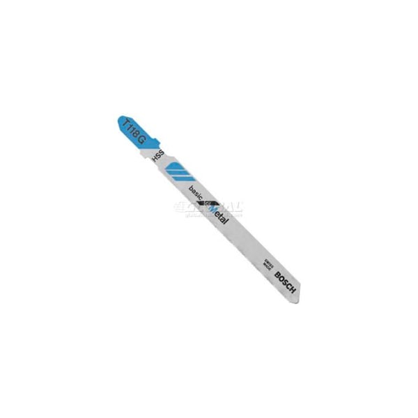 Bosch BOSCH 3 Metal Cutting TShank Jigsaw Blade, T118G, 36 TPI, 5Piece - T118G