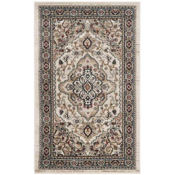 Safavieh Lyndhurst Small Rectangle Area Rug, Cream and Beige - 3 ft.-3 in. x 5 ft.-3 in. - LNH338B-3