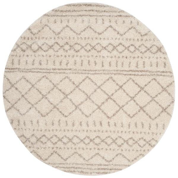 Safavieh Arizona Shag Small Rectangle RugIvory & Beige 3 x 5 ft. - ASG741A-3
