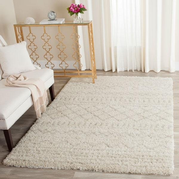 Safavieh Arizona Shag Small Rectangle RugIvory & Beige 3 x 5 ft. - ASG741A-3