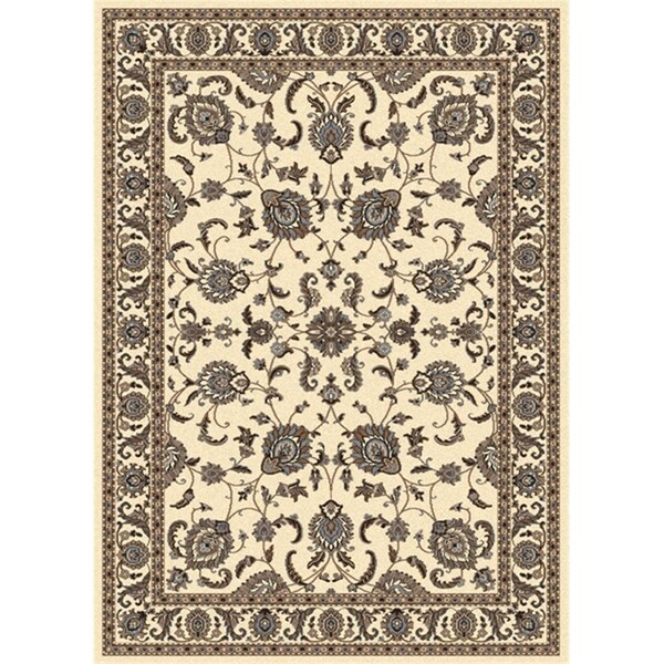 Auric Alba Rectangular Ivory Traditional Italy Area Rug, 2 ft. 2 in. W x 7 ft. 7 in. H - AU1614897