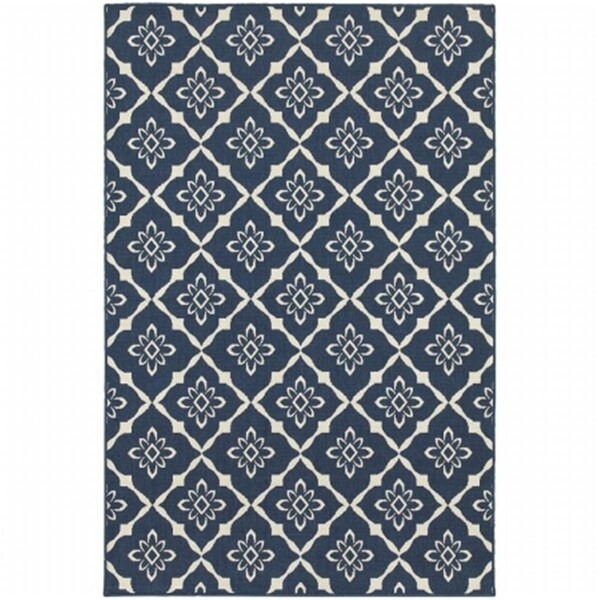 Sphinx By Oriental Weavers Oriental Weavers Meridian 5703B 2x8 Runner - Navy/ Ivory-Polypropylene - M5703B068230ST