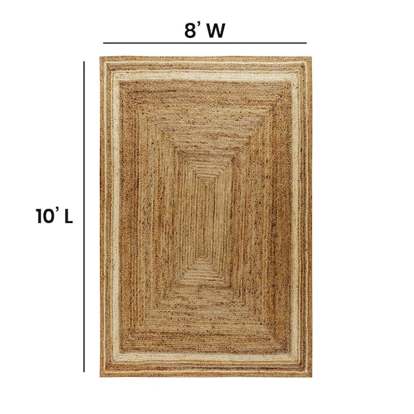 Flash Furniture 8' x 10' Natural Indoor Jute Rug - Area Rugs - RC-JR-2045-12-810-GG