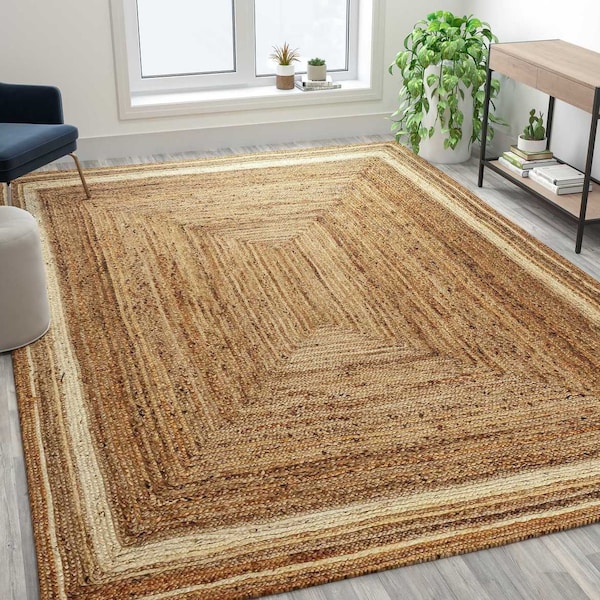 Flash Furniture 8' x 10' Natural Indoor Jute Rug - Area Rugs - RC-JR-2045-12-810-GG