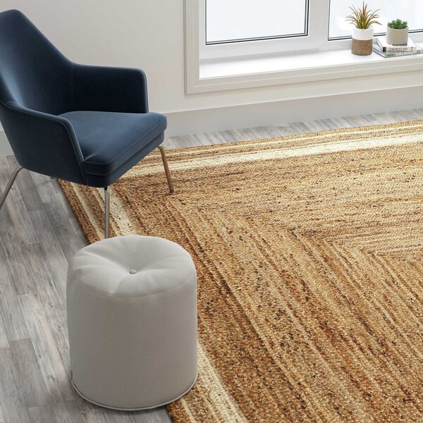 Flash Furniture 8' x 10' Natural Indoor Jute Rug - Area Rugs - RC-JR-2045-12-810-GG