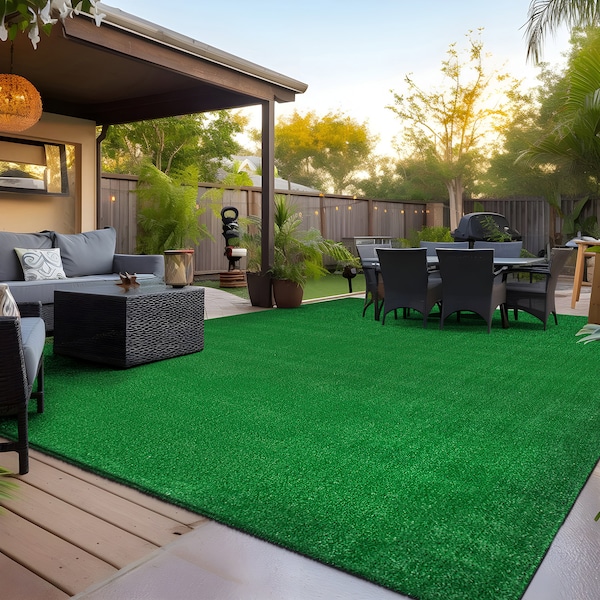 World Rug Gallery Contemporary Boho Indoor/Outdoor Area Rug 5'x7' Gray Area Rug - 360GREEN6X9