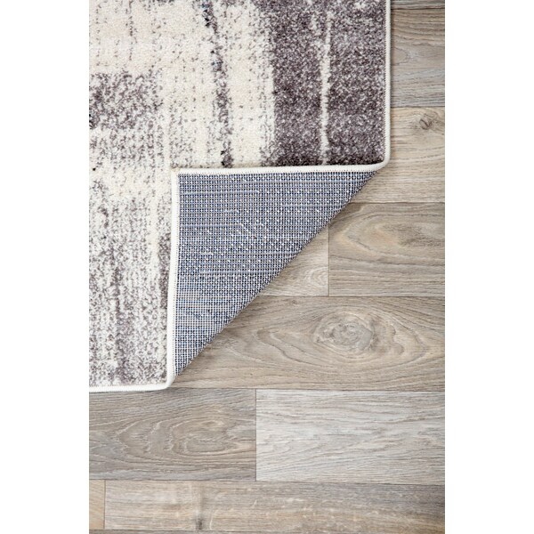World Rug Gallery Contemporary Modern Abstract Area Rug 10' x 14' Gold - 950GOLD10X14