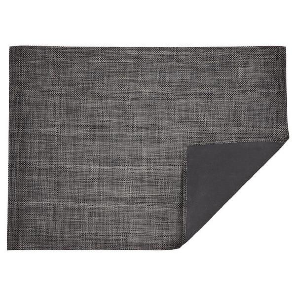 Chilewich Chilewich 23 in. W X 36 in. L Black/Gray Basketweave Woven Fiber Door Mat - 200445-007