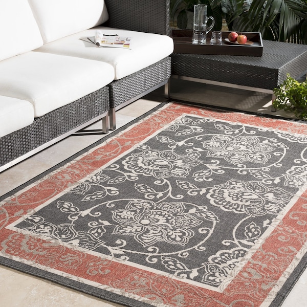 Livabliss Alfresco ALF-9592 Outdoor Safe Area Rug - ALF9592-73SQ
