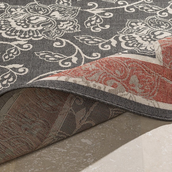 Livabliss Alfresco ALF-9592 Outdoor Safe Area Rug - ALF9592-73SQ