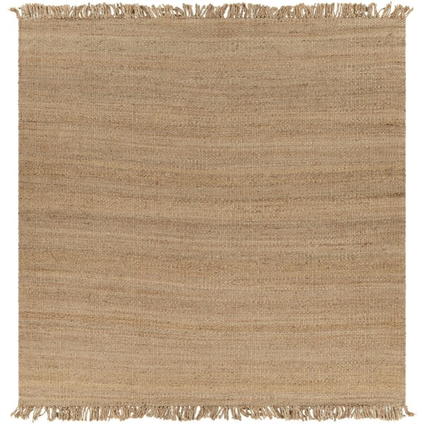 Livabliss Jute JUTE NATURAL Handmade Area Rug - J-8SQ