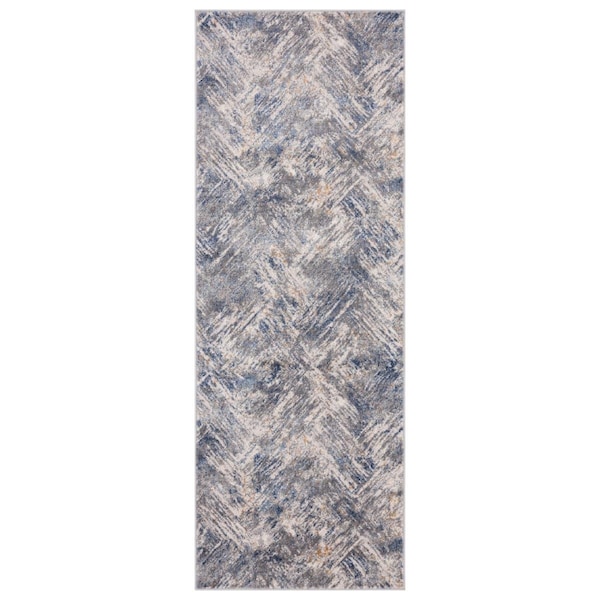 United Weavers Of America Austin Archer Blue Runner Rug, 2 ft. 7 in. x 7 ft. 4 in. - 4540 20360 28E