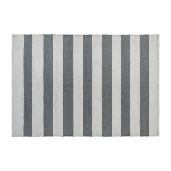 Flash Furniture 5x7 Indoor-Outdoor Grey/White Cabana Area Rug - CI-20-9409-57-GR-WH-GG
