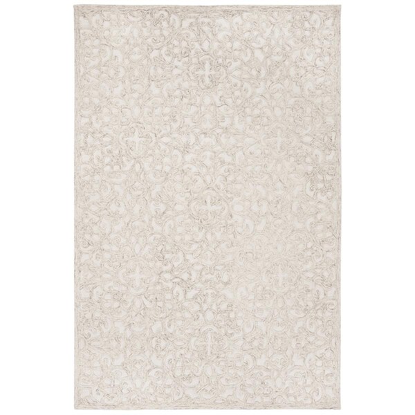 Safavieh 3 x 5 ft. Trace Rectangle Hand Tufted Rug Camel & Ivory - TRC103E-3