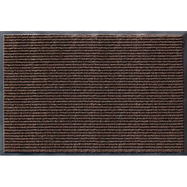 Apache Mills APACHE MILLS Enviroback AP043-4076E Door Mat, 27 in L, 18 in W, Cocoa Brown - AP043-4076E