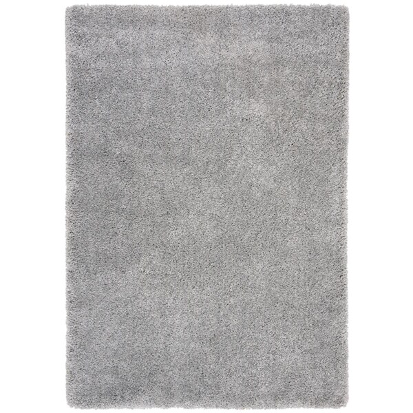 Safavieh 2 ft. 2 in. x 8 ft. Royal Shag 100 Rectangle Power-Loomed Rug Silver - RYG115G-28