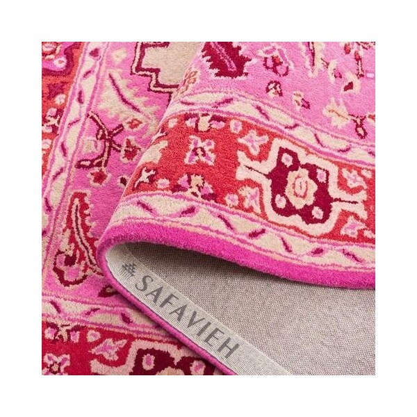 Safavieh 2 x 3 ft. Bellagio Hand Tufted Rug, Accent - Red Pink and Ivory - BLG545A-2