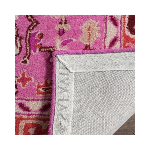 Safavieh 2 x 3 ft. Bellagio Hand Tufted Rug, Accent - Red Pink and Ivory - BLG545A-2