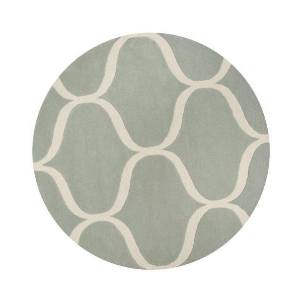 Safavieh 2 ft.-6 in. x 8 ft. Runner Cambridge Hand Tufted Rug, Grey and Ivory - CAM730G-28