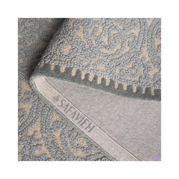 Safavieh Cambridge Hand Tufted Large Rectangle Rug, Dusty Blue - Cement, 8 x 10 ft. - CAM236A-8