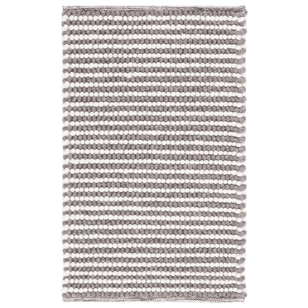 Safavieh 6 x 6 ft. Natural Square Area Rug, Ivory & Dark Brown - NAT220T-6SQ