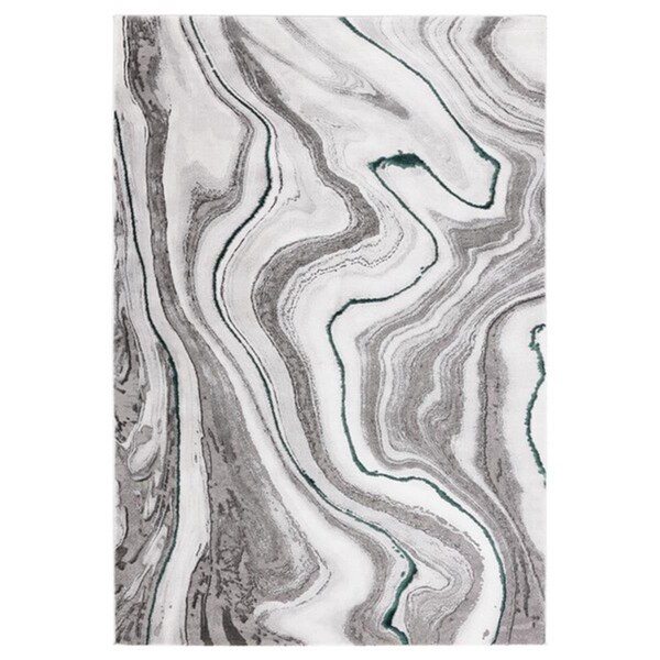 Safavieh 8 x 10 ft. Craft Power Loomed Rectangle Area RugGrey & Green - CFT819Y-8