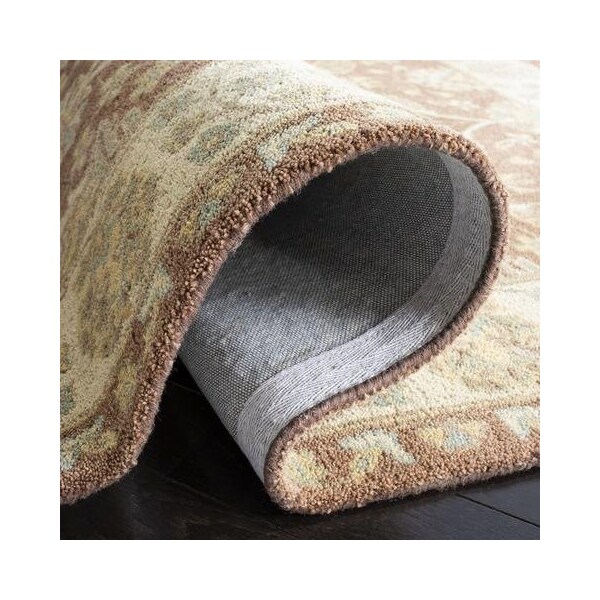 Safavieh 4 x 6 ft. Small Rectangle Traditional Antiquity- Brown and Taupe Hand Tufted Rug - AT315A-4