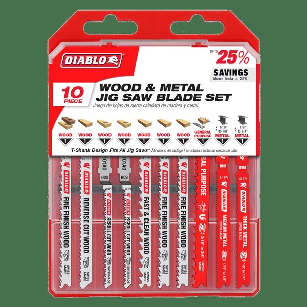 Diablo Jig Saw Blades Are Designed For Superior - DJT10S
