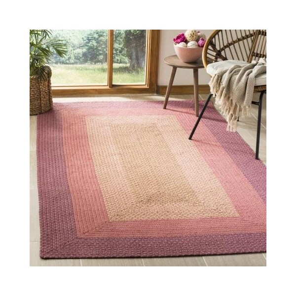 Safavieh 8 X 10 Ft. Large Rectangle Braided- Multi Hand Made Rug - BRD165A-8