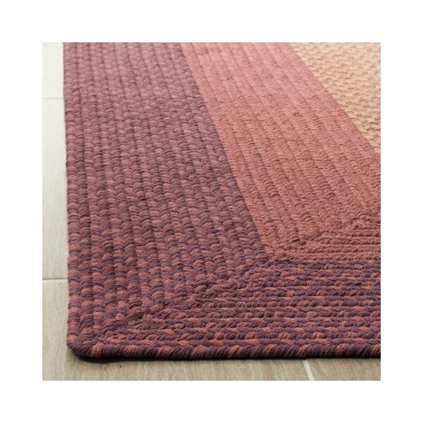 Safavieh 8 X 10 Ft. Large Rectangle Braided- Multi Hand Made Rug - BRD165A-8