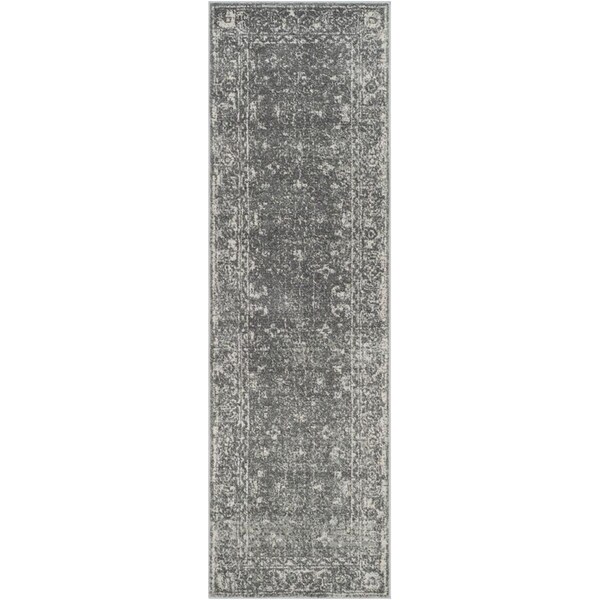 Safavieh Evoke Power Loomed Runner Rug, Grey and Ivory - 2 ft.-2 in. x 17 ft. - EVK270S-217