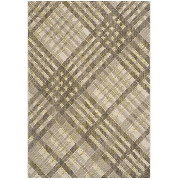 Safavieh Porcello Power Loomed Medium Rectangle Rug- Grey - Dark Grey- 5 Ft. 2 In. X 7 Ft. 6 In. - PRL7694A-5