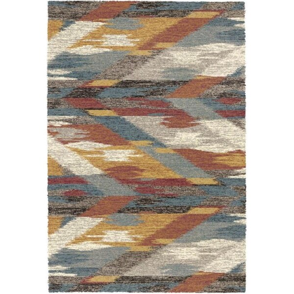 Dynamic Rugs Mehari Collection 2 x 3.11 in. Contemporary Rectangle Rug- Multi Color - MR24230636969