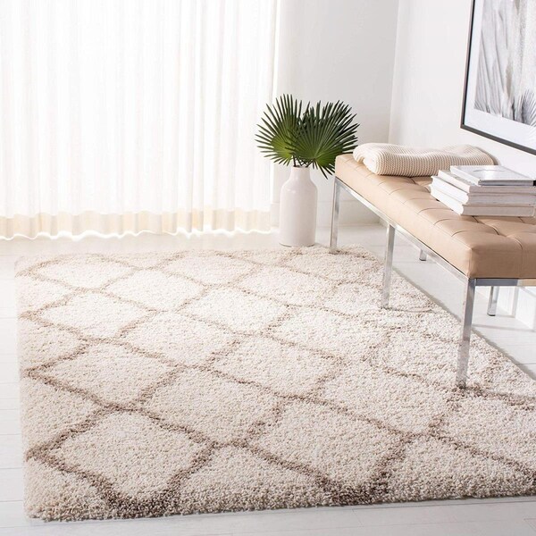 Safavieh 8 x 10 ft. Hudson Contemporary Rectangle Area RugsIvory & Beige - SGH286D-8