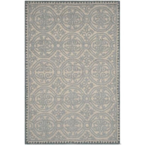 Safavieh Cambridge Runner Rug, Dusty Blue and Cement - 2 ft. 6 in. x 14 ft. - CAM236A-214