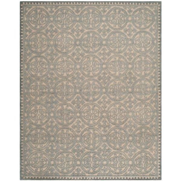 Safavieh Cambridge Runner Rug, Dusty Blue and Cement - 2 ft. 6 in. x 14 ft. - CAM236A-214