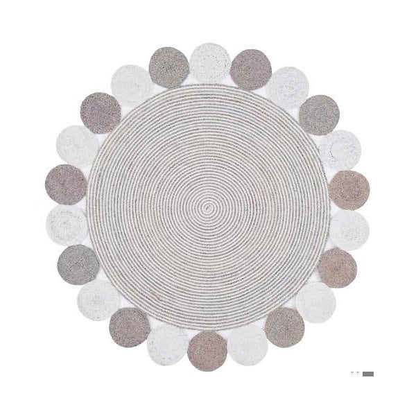 Safavieh 4 x 4 ft. Cape Cod Round Area Rug, Pink & Ivory - CAP231U-4R