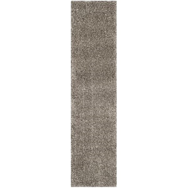 Safavieh Milan Shag Power Loomed Runner Rug- Grey- 2 x 10 ft. - SG180-8080-210