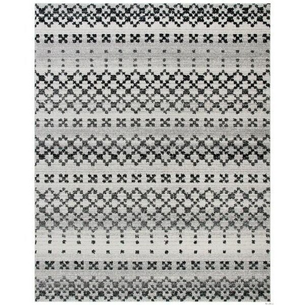 Safavieh 3 x 5 ft. Adirondack Rectangle Power-Loomed Rug Gray & Ivory - ADR220G-3