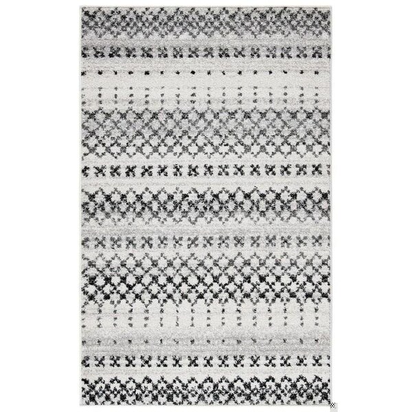 Safavieh 3 x 5 ft. Adirondack Rectangle Power-Loomed Rug Gray & Ivory - ADR220G-3