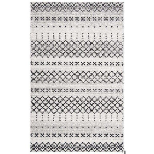 Safavieh 3 x 5 ft. Adirondack Rectangle Power-Loomed Rug Gray & Ivory - ADR220G-3