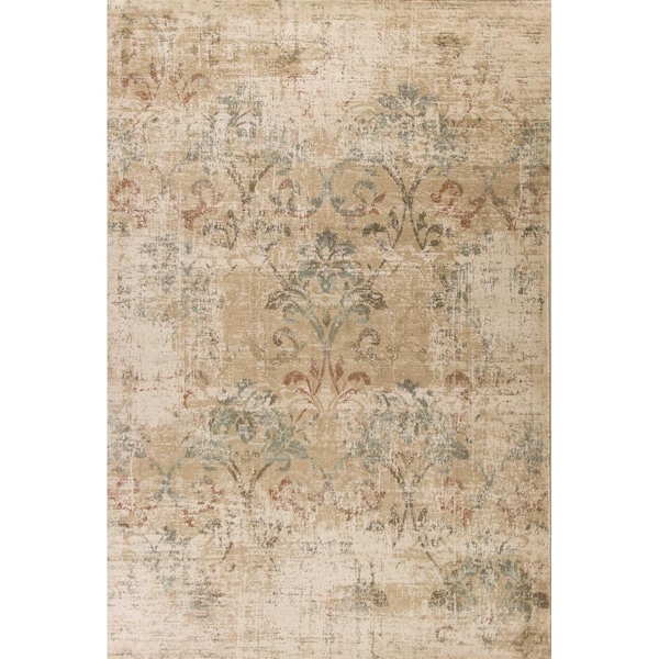 Palacedesigns 3 ft. 3 in. x 4 ft. 11 in. Polypropylene Champagne Area Rug - PA2627193