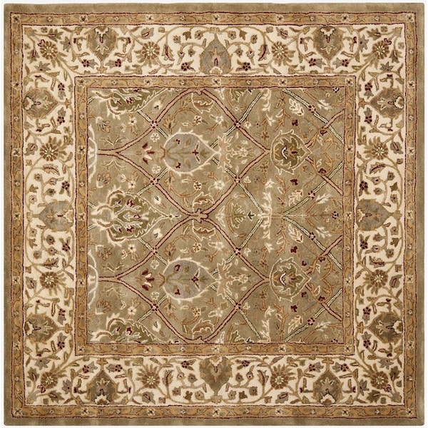 Safavieh Persian Legend Square Rugs, Light Green and Beige - 6 x 6 ft. - PL819A-6SQ