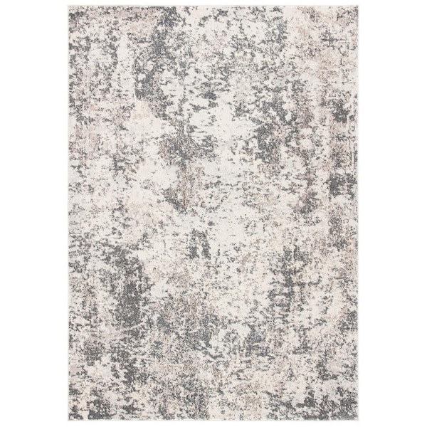 Safavieh 9 x 12 ft. Madison 400 Power Loomed Rectangle Area Rug Grey & Ivory - MAD453G-9