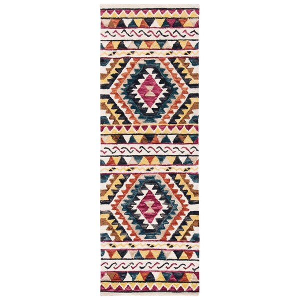 Safavieh 2 ft.-3 in. x 9 ft. Aspen Hand Tufted Runner Area Rug Rust & Ivory - APN806P-29