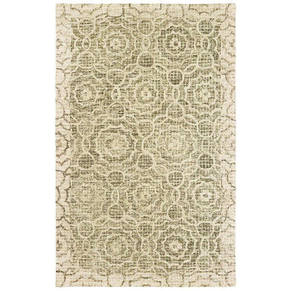 Oriental Weavers 2 ft. 6 in. x 8 ft. Tallavera Runner Rug Green - T55606076243ST