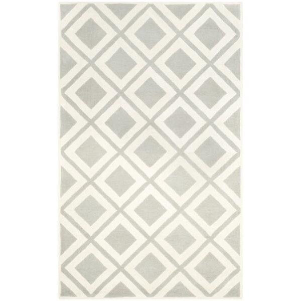 Safavieh Chatham Hand Tufted Rectangle Rug- Grey - Ivory- 2 x 3 ft. - CHT759E-2