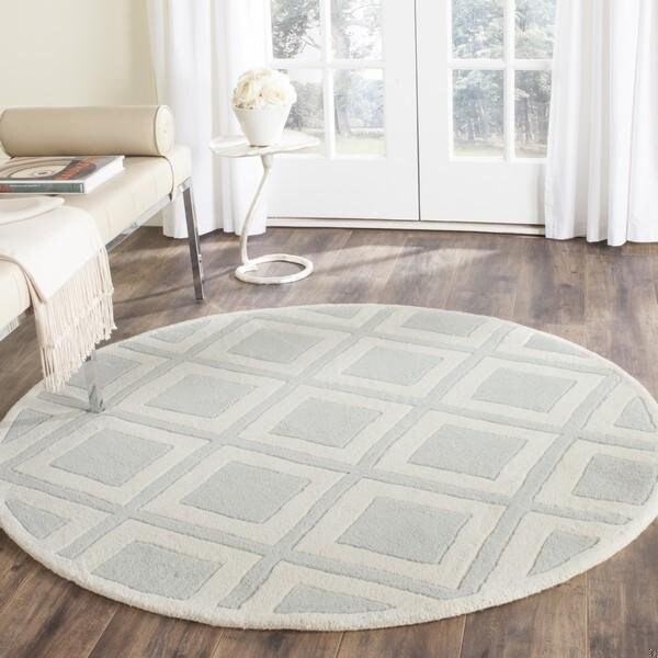Safavieh Chatham Hand Tufted Rectangle Rug- Grey - Ivory- 2 x 3 ft. - CHT759E-2