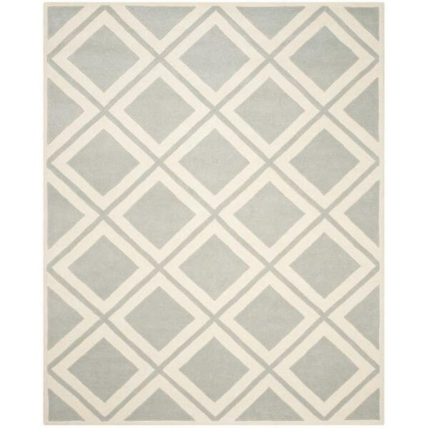 Safavieh Chatham Hand Tufted Rectangle Rug- Grey - Ivory- 2 x 3 ft. - CHT759E-2